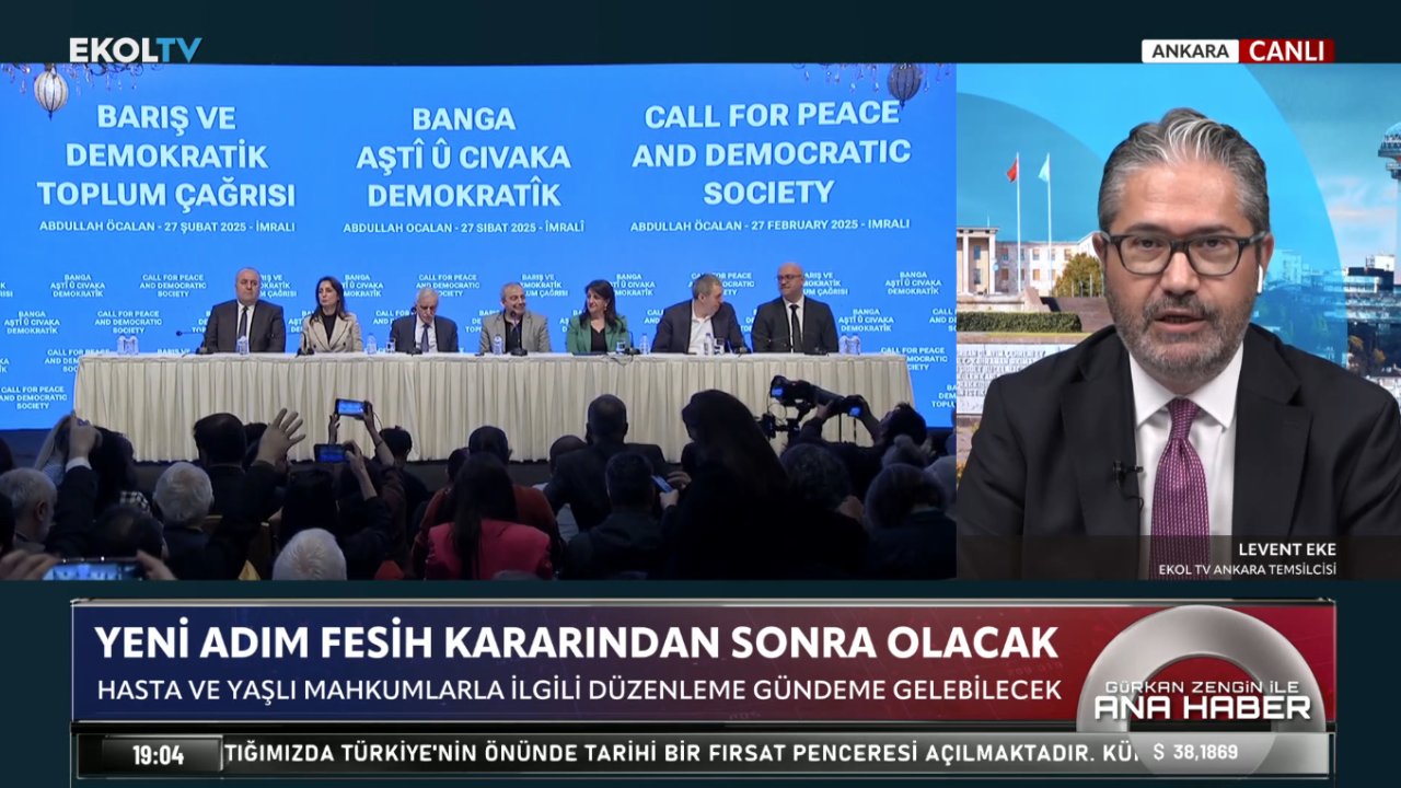 Ekol TV Ankara Temsilcisi Levent Eke aktardı: Terörsüz Türkiye hedefinde yeni adımlar ne olacak?