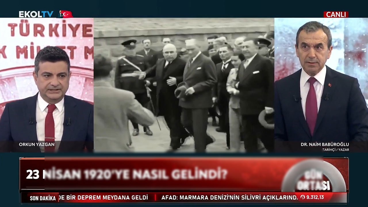 Ekol TV ekibi depreme canlı yayında yakalandı