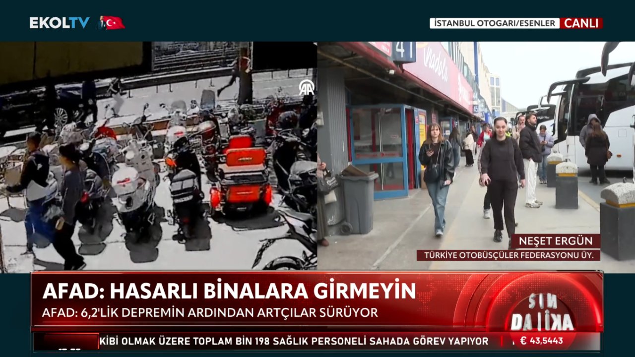 Otogarda deprem yoğunluğu: Vatandaşlar İstanbul’dan ayrılıyor