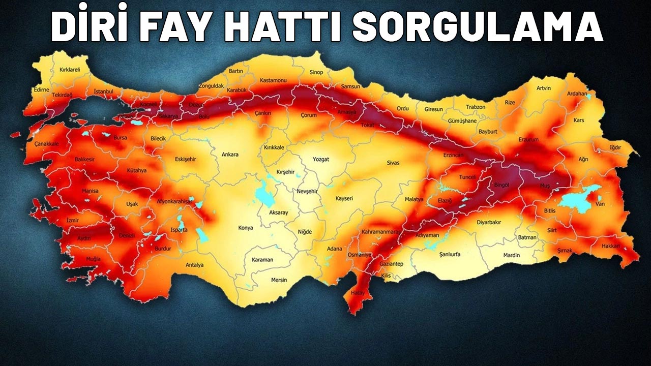 EVİMİN ALTINDAN FAY HATTI GEÇİYOR MU? MTA diri fay hattı haritası! İşte sorgulama ekranı