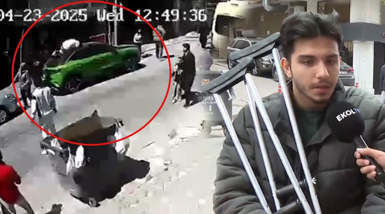 Depremde 1. kattan atlayan genç konuştu: Uyuyordum, çığlık duydum, havada uyandım!