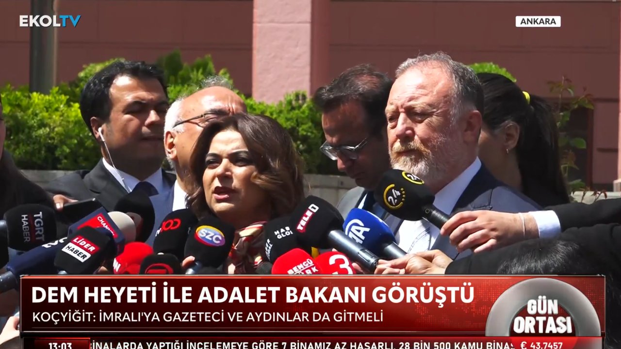 Adalet Bakanı ile görüşen DEM heyetinden ilk açıklama: "Öcalan'ın şartları iyileştirilmeli"