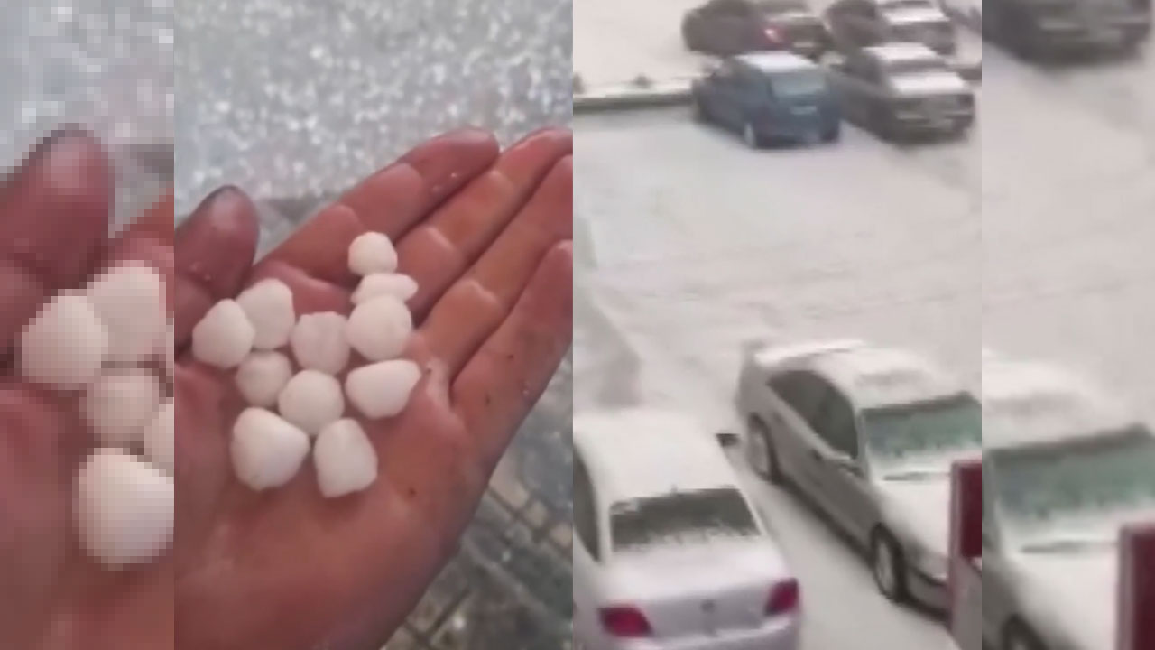 Ankara ve İzmir'de sağanak ve dolu yağışı etkili oldu