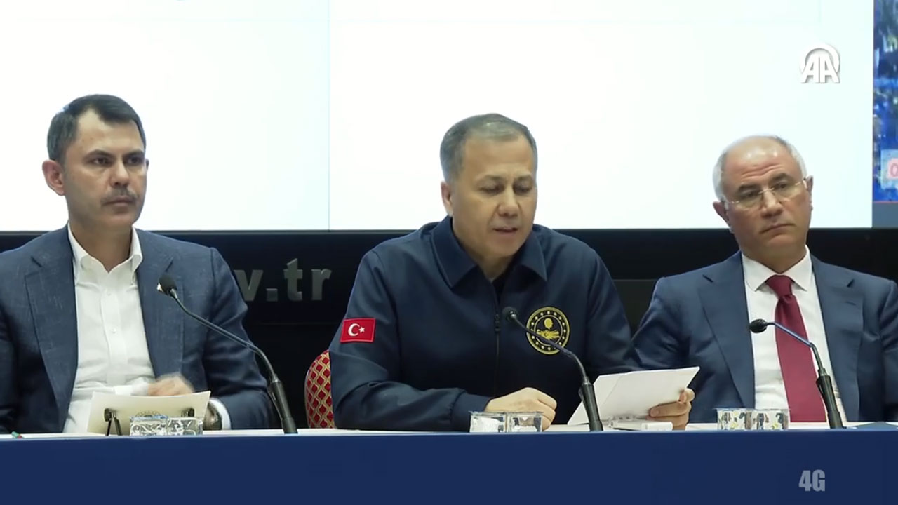İçişleri Bakanı Ali Yerlikaya: Artçılar azalma eğiliminde