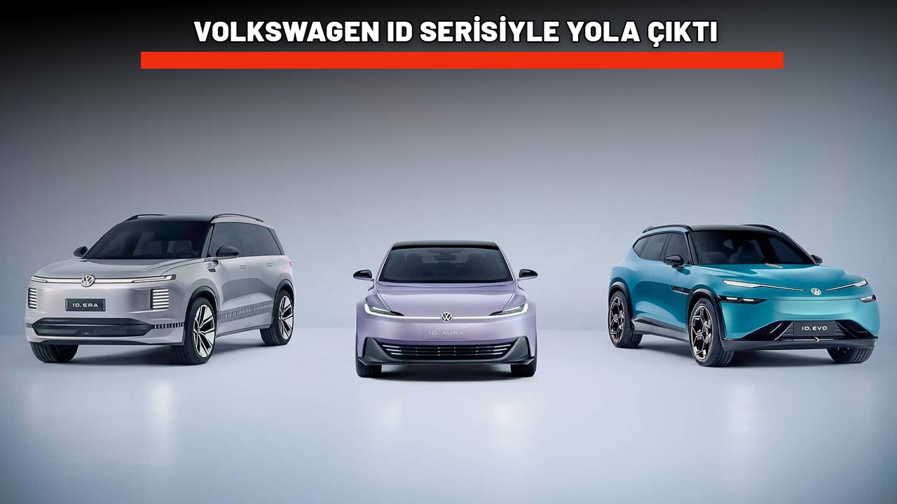 VOLKSWAGEN ID SERİSİYLE YOLA ÇIKTI:  Elektrikli araç pazarında fırtına gibi esiyor!