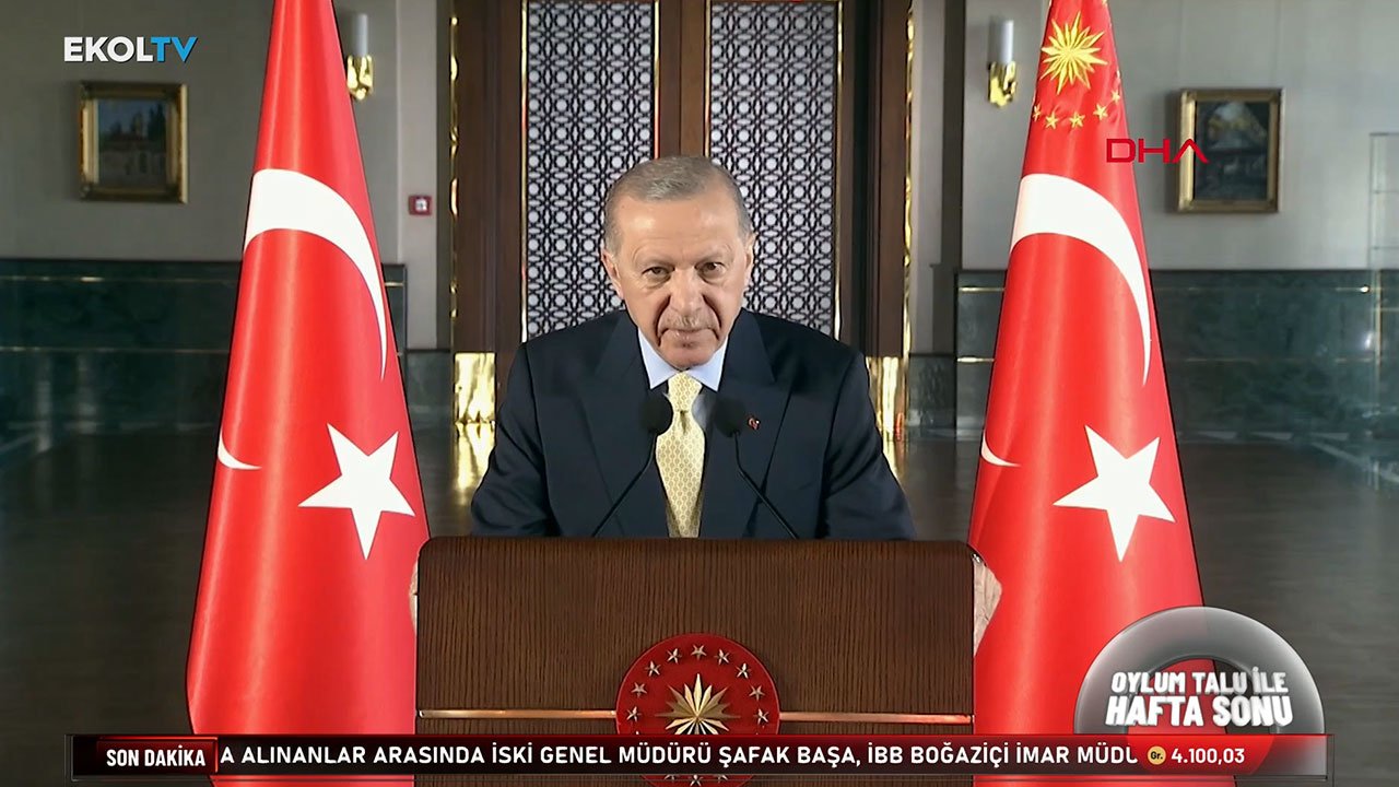 İlim Yayma Cemiyeti programı... Erdoğan'dan video mesaj