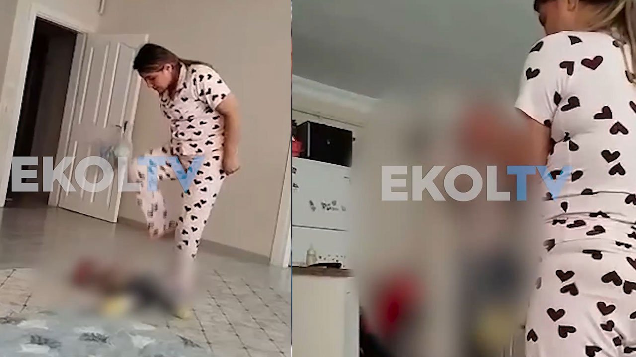 Kan donduran görüntüler: Bakıcıdan küçük bebeğe akılalmaz işkence!