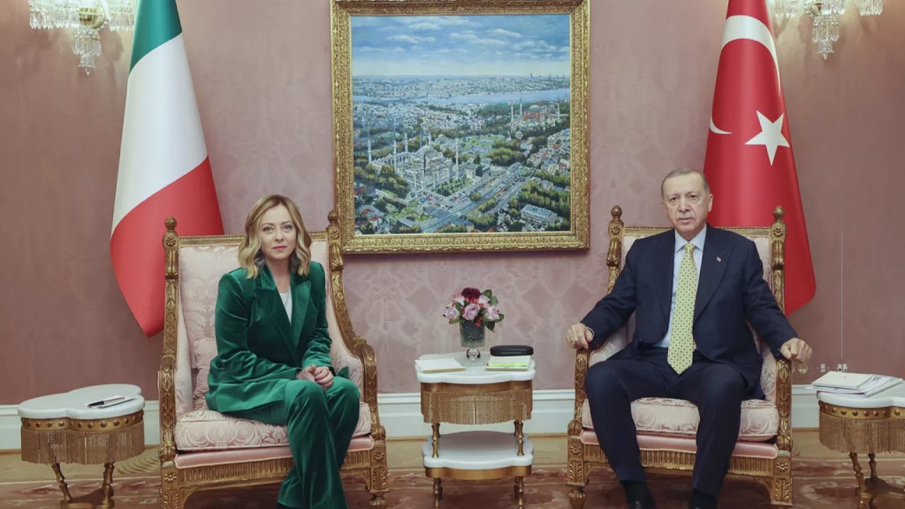 Cumhurbaşkanı Erdoğan ile Meloni'den ortak basın toplantısı: Türkiye ile İtalya'nın yeni ticari hedefini açıkladı