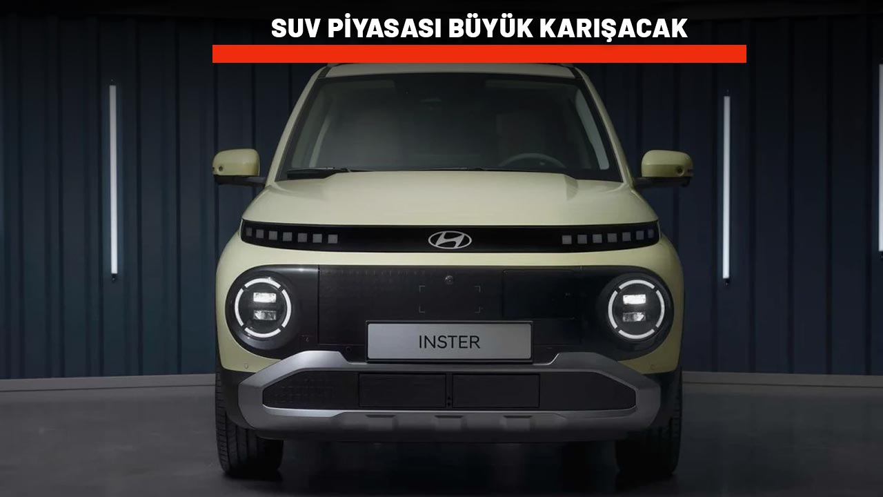 SUV PİYASASI BÜYÜK KARIŞACAK: Sedan araba fiyatına Hyundai INSTER!
