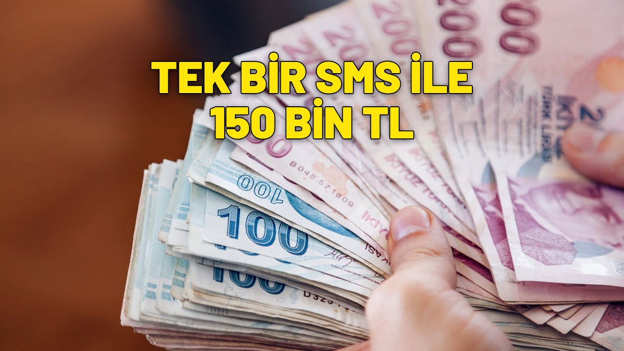 TEK BİR SMS İLE 150 BİN TL | O banka duyurusunu yaptı, bir ilk gerçekleşti