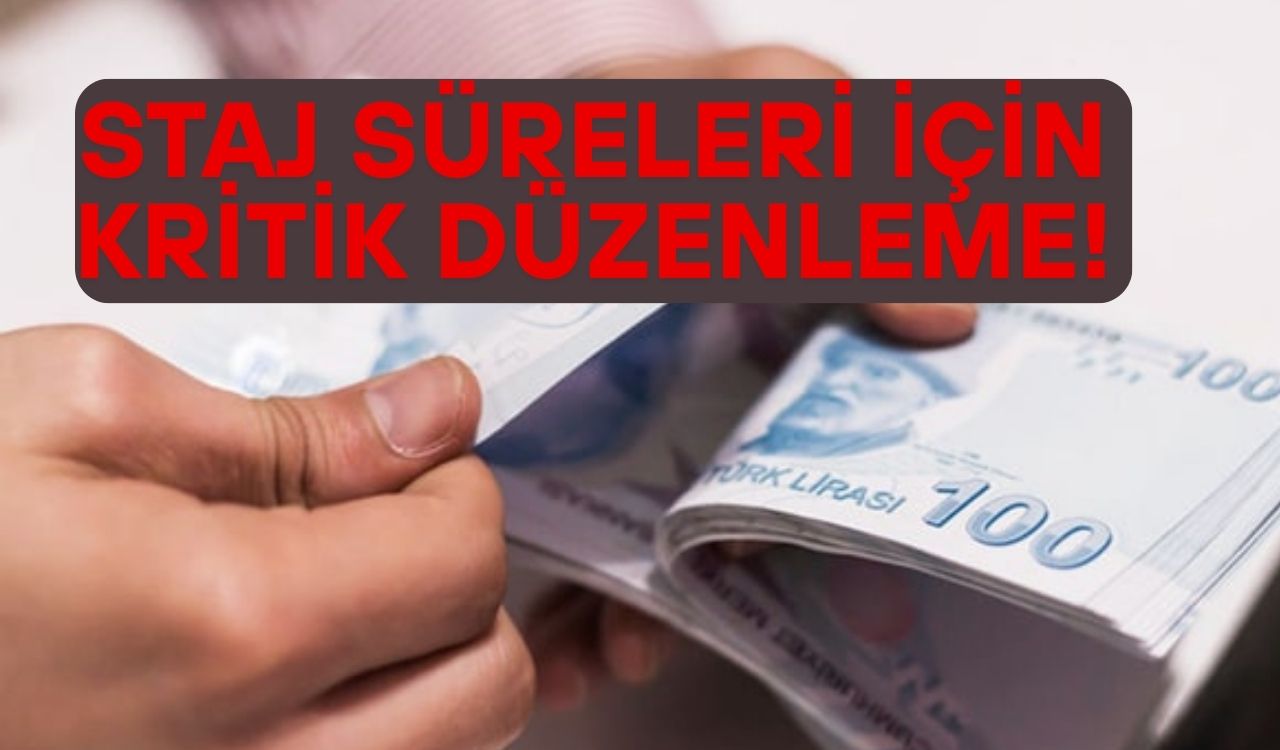 MİLYONLARCA KİŞİYE EMEKLİLİK MÜJDESİ GELEBİLİR: 'Staj süreleri emeklilikten sayılsın' talebi TBMM'ye sunuldu!