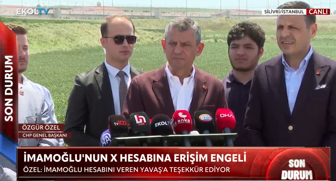 Özel'den İmamoğlu'nun X hesabıyla ilgili açıklama: Uluslararası hesabını kullanacak