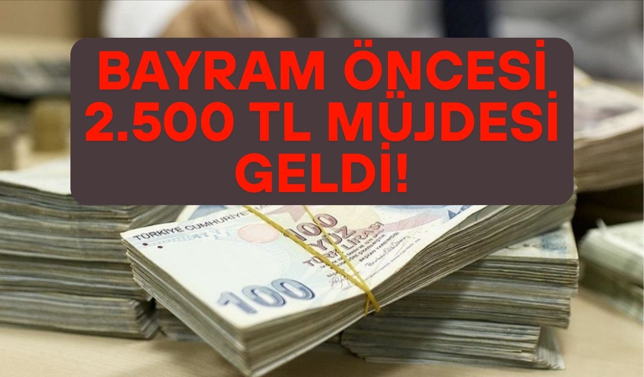 KURBAN BAYRAMI ÖNCESİ 2.500 TL'LİK JEST GELDİ: Banka müjdeyi duyurdu!