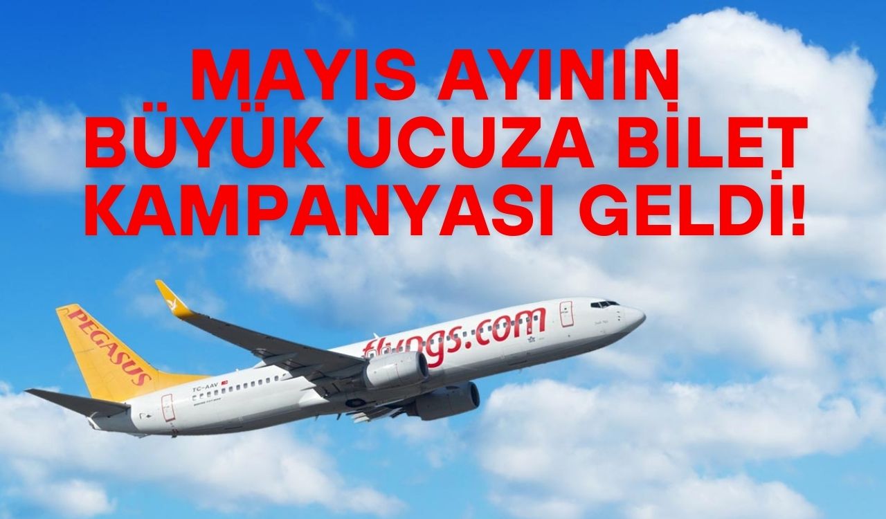 UCUZA UÇAK BİLETİ ARAYANLAR HEMEN BAKSIN: Pegasus %40 indirim kampanyası başlattı!