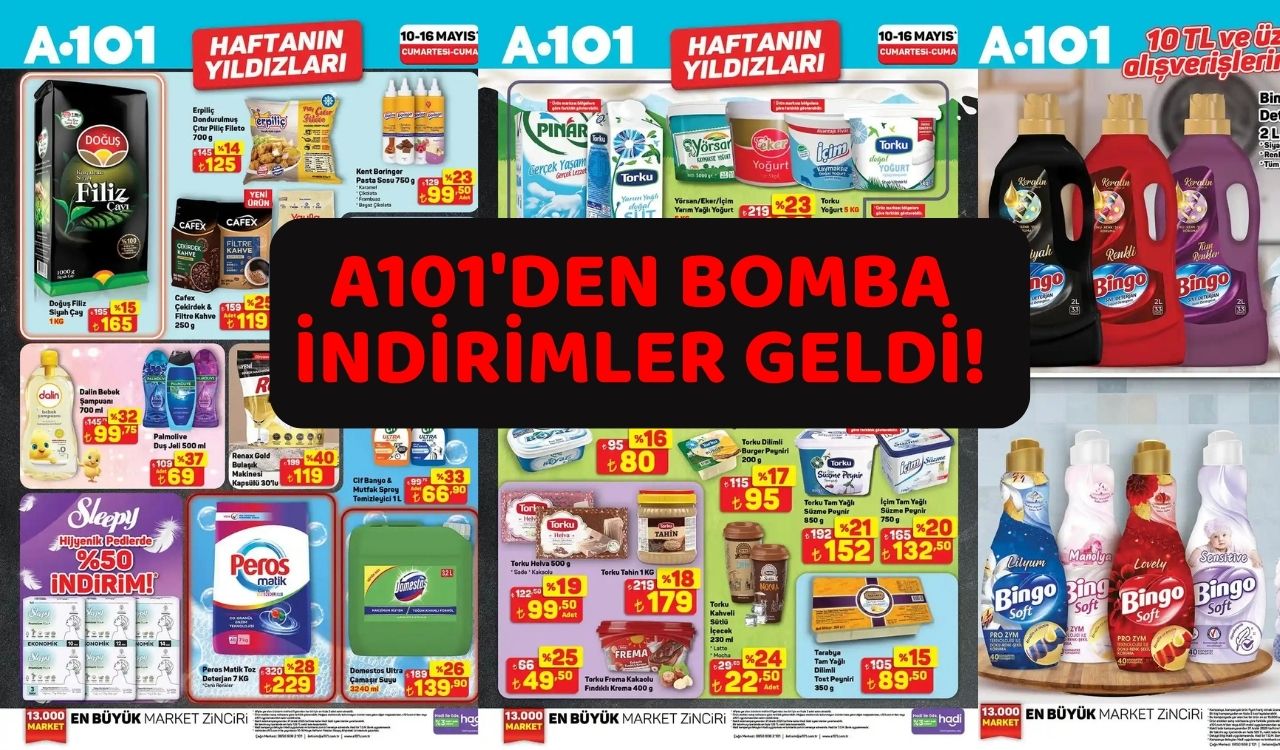 A101'DEN ÇAY, SÜT VE PEYNİRE DEV İNDİRİM: İndirimden yararlanabilmek için son 1 gün!