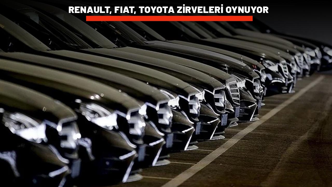 RENAULT, FIAT, TOYOTA ZİRVELERİ OYNUYOR: İşte nisan ayında en çok satılan markalar ve renkleri...