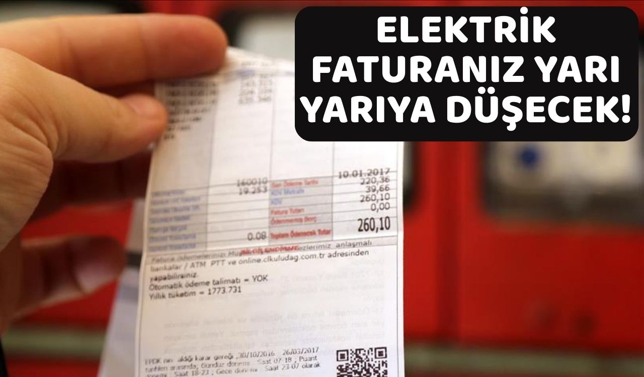 ÖĞLEDEN SONRA FİŞİ MUHAKKAK ÇEKİN: Elektrik faturasını yarı yarıya düşüren tüyo bulundu!