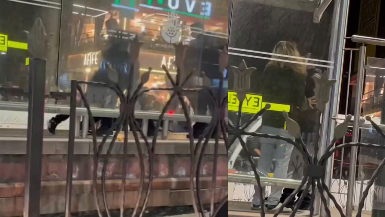 Durakta bekleyen kadını taciz etti! Tekme tokat dayak yedi