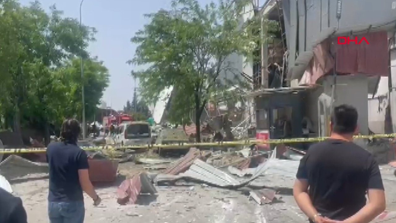 Gaziantep'te halı fabrikasında patlama
