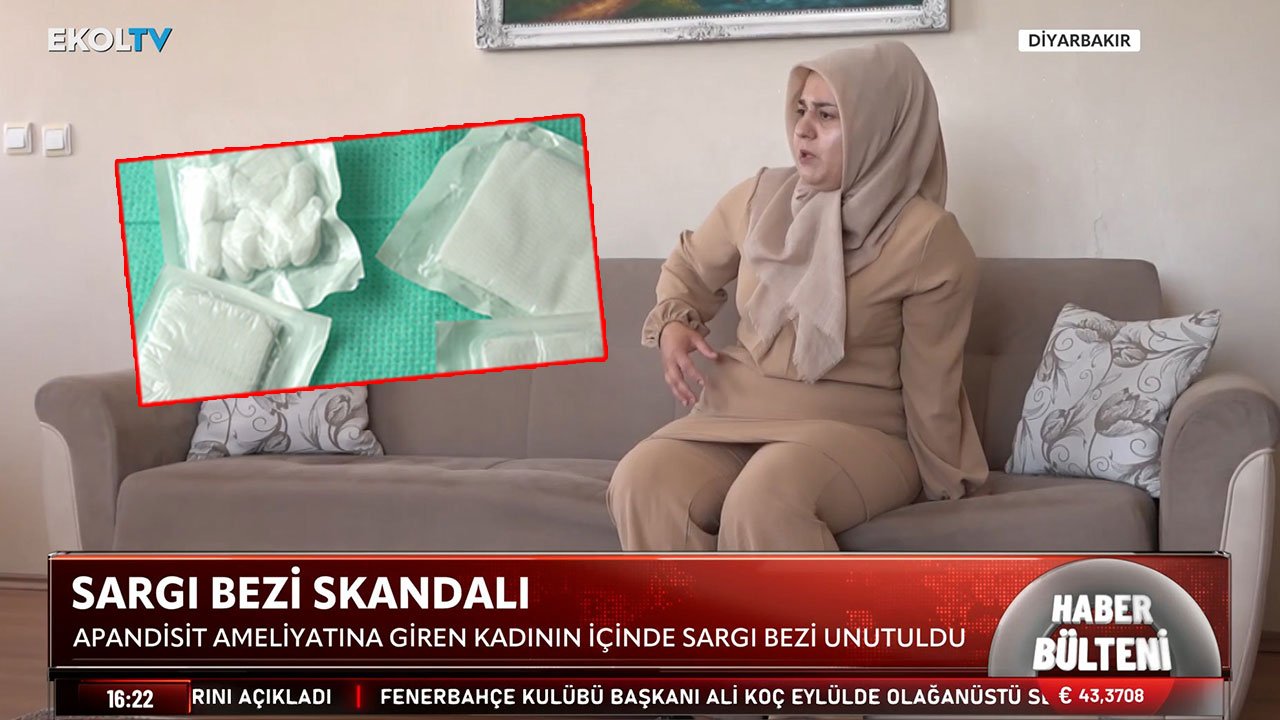 Sargı bezi skandalı: Karnında unuttular, gizlice aldılar!