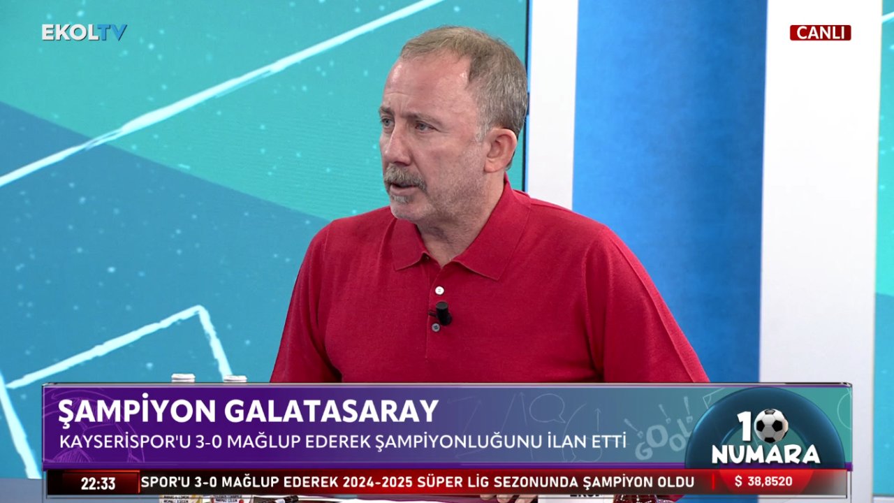 Sergen Yalçın'dan Galatasaray yorumu: Türkiye için iyi bir kadro, Avrupa için değil