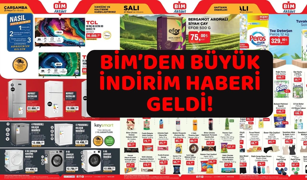 BİM TEMİZLİK ÜRÜNLERİNDE DEV İNDİRİME GİDİYOR: BİM 27 Mayıs indirim kataloğunu duyurdu!