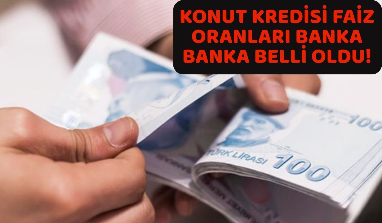 EV ALMAYI DÜŞÜNENLERE MÜJDE: En uygun konut kredisi veren bankalar belli oldu!