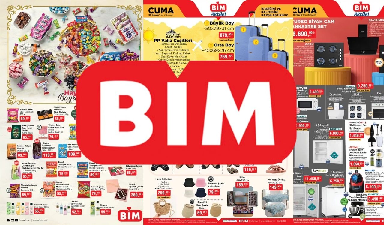 BİM'DE YAZ VE BAYRAM İNDİRİMLERİ BAŞLADI: BİM 30 Mayıs kataloğunda yok yok!