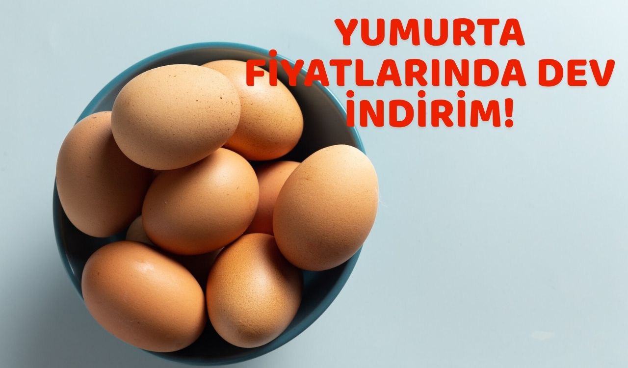YUMURTA FİYATLARINDA GÖRÜLMEMİŞ İNDİRİM: Fiyatlar yüzde 50 düştü!