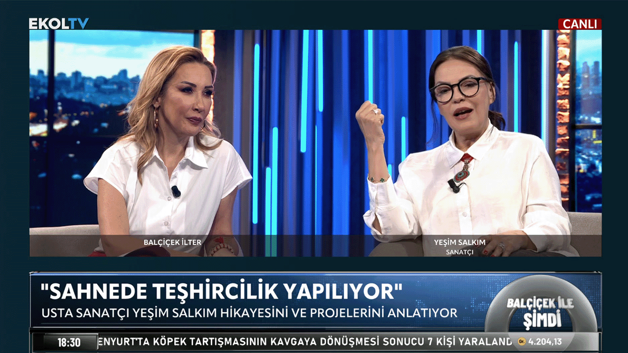 Yeşim Salkım: Sahnede teşhircilik yapılıyor