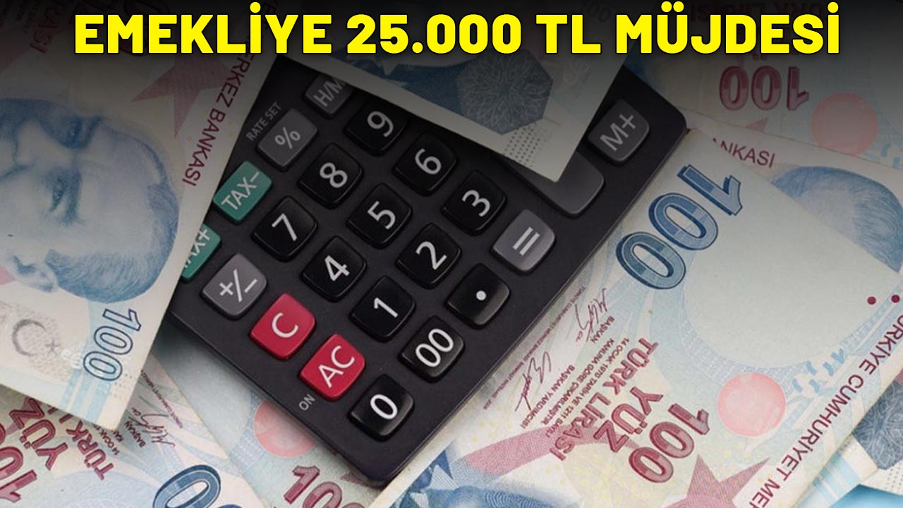 EMEKLİYE 25.000 TL MÜJDESİ: Hemen başvurun anında hesaba geçsin!