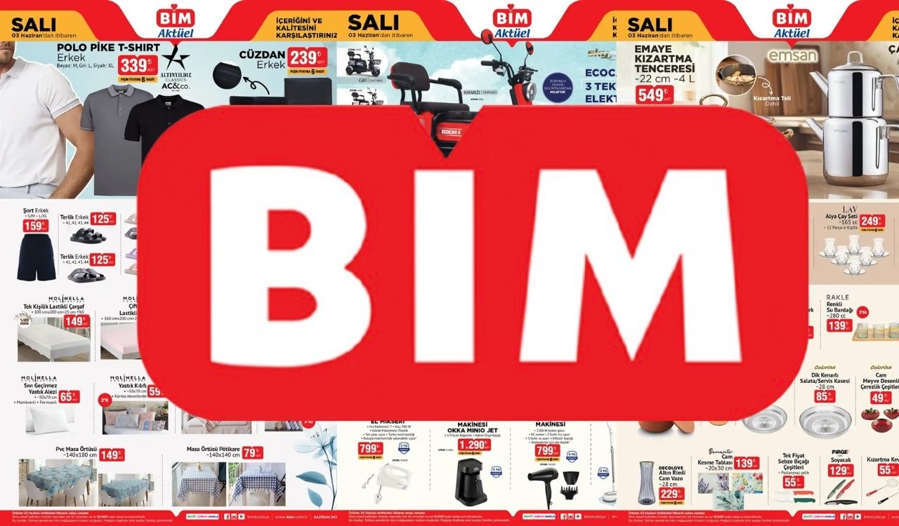 BİM'DE HAZİRAN AYI ÇILGINLIĞI BAŞLIYOR: Babalar Günü hediyeleri BİM'de. BİM 3 Haziran indirim kataloğunu duyurdu!