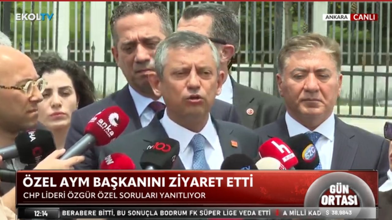 Özgür Özel, AYM Başkanı ile ne konuştu? İşte CHP liderinden açıklamalar