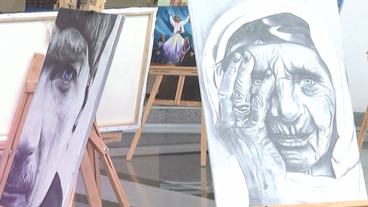 Cezaevinden sanat galerisine: Tutukluların el emeği göz nuru eserleri sergileniyor