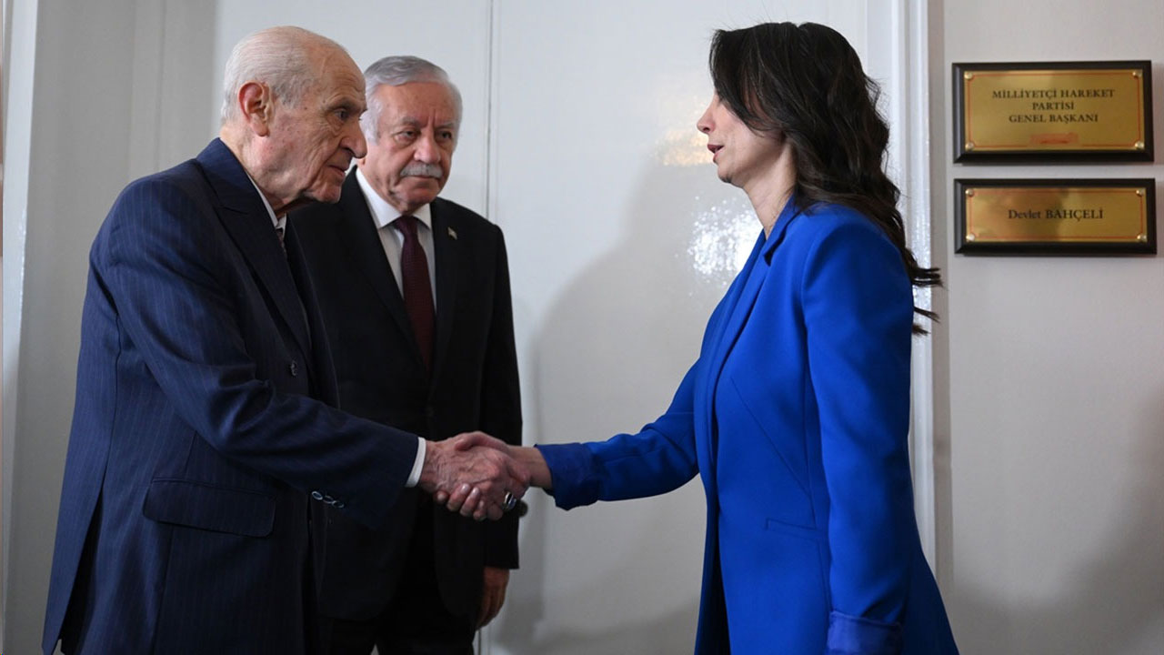 DEM Parti'den MHP'ye ziyaret: Heyeti Devlet Bahçeli karşıladı!