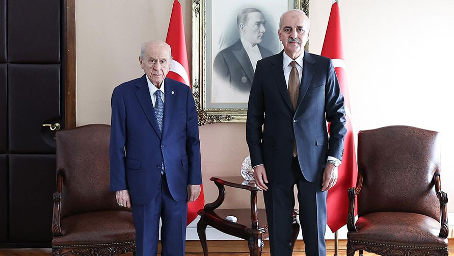 Bahçeli'yi ziyaret eden Kurtulmuş: Sürecin nasıl işleyeceğini konuştuk