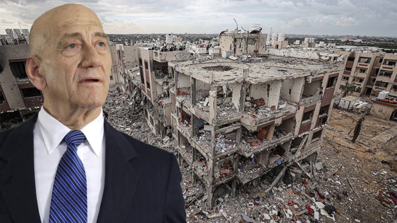 Eski İsrail Başbakanı Olmert isyan etti: İsrail'in Gazze'de yaptığı savaş suçu!