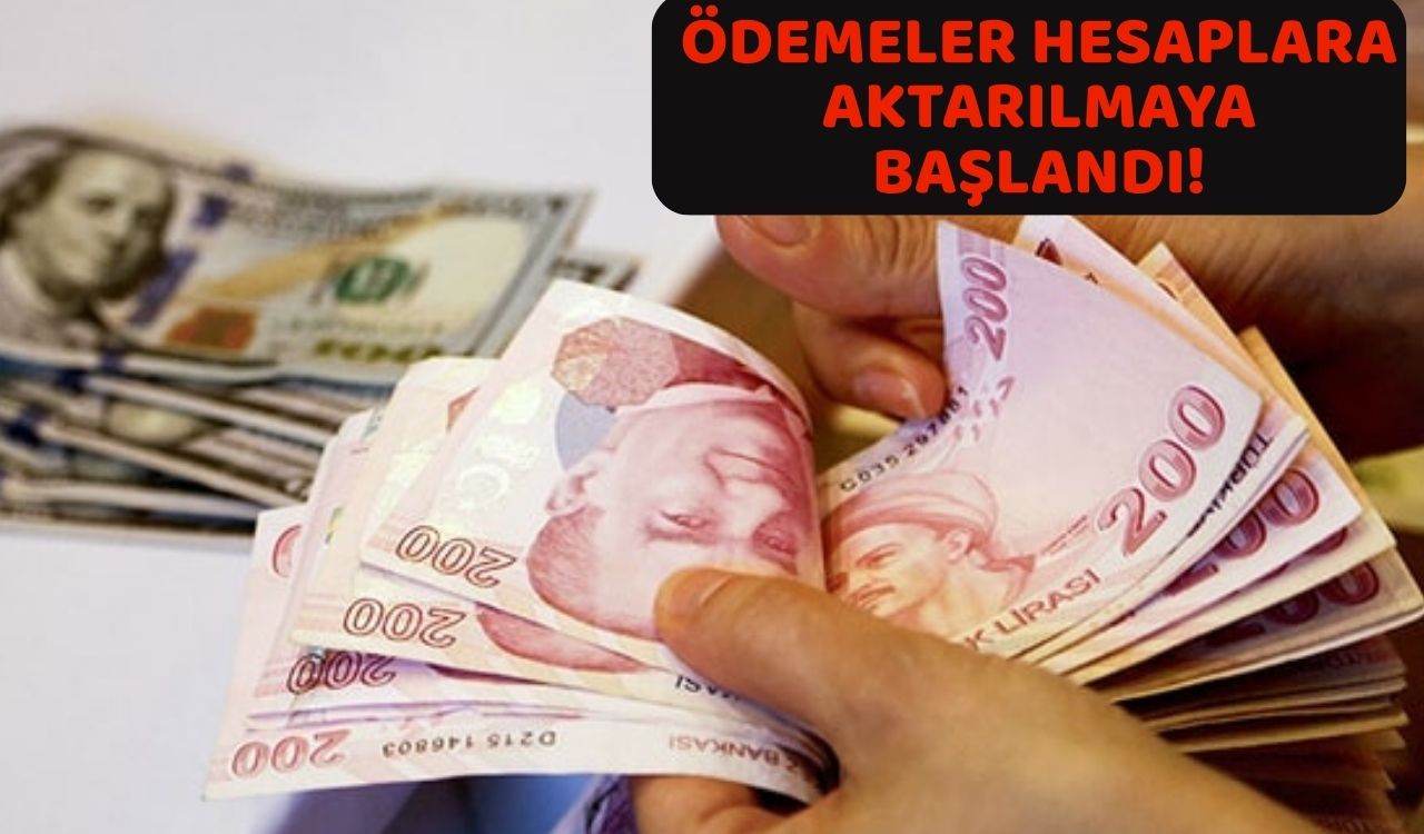 HEMEN HESABINIZI KONTROL EDİN: Ödemeler hesaplara aktarılmaya başlandı. Bakanlıktan açıklama geldi!