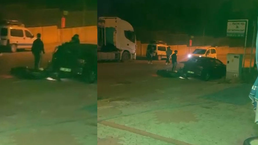 Çekmeköy'deki bıçaklı saldırı anı kamerada! "Çok taktım devam et" deyip kaçtı