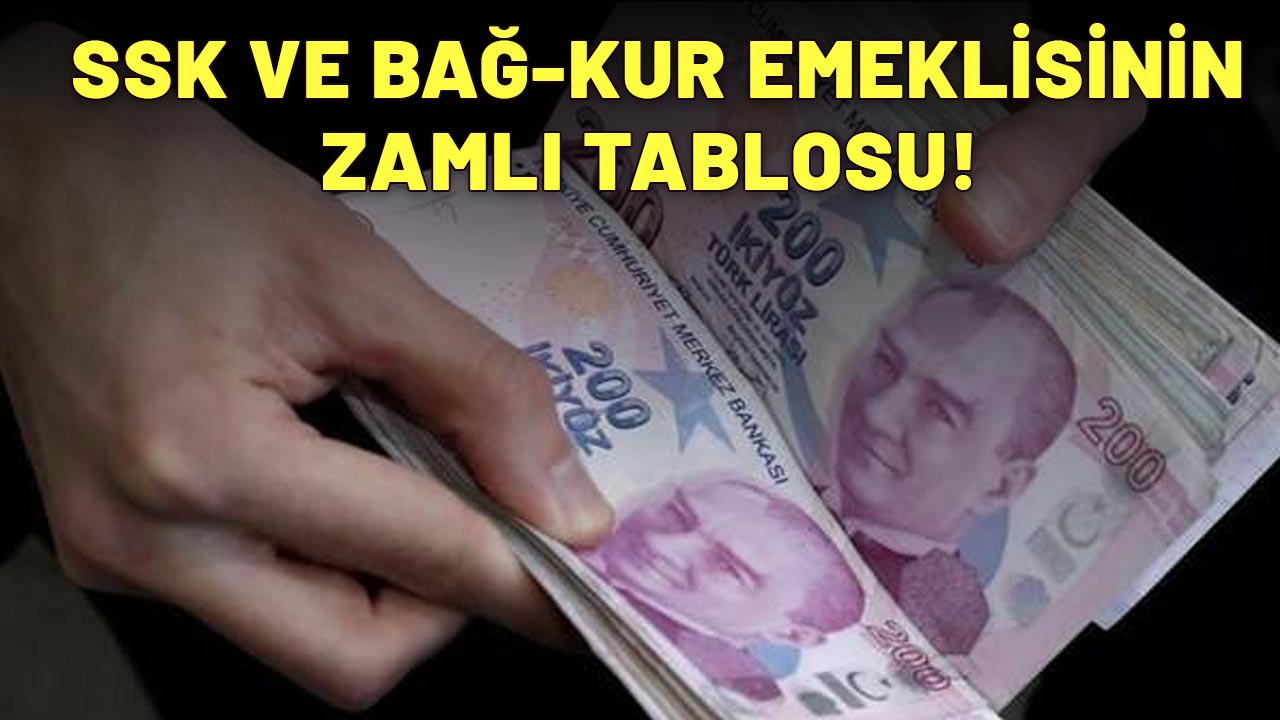 SSK VE BAĞ-KUR EMEKLİ MAAŞ ZAMMI| 2025 Temmuz'da alacakları rakam ortaya çıktı