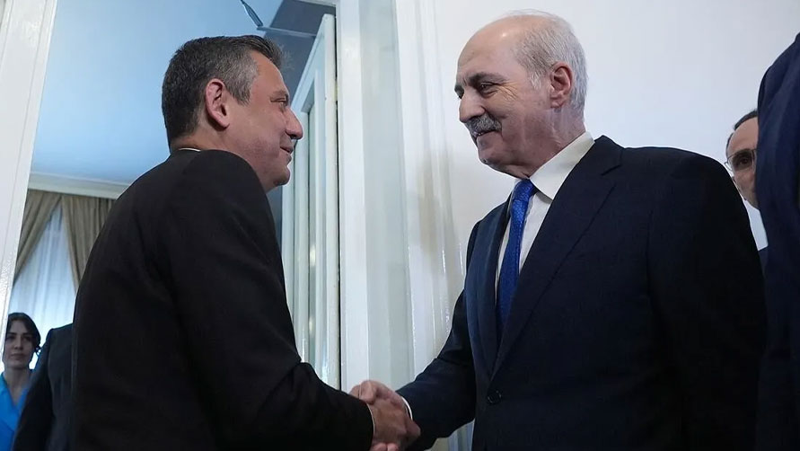 TBMM Başkanı Kurtulmuş ile CHP lideri Özel bir araya geldi! İşte görüşmede ele alınan konular