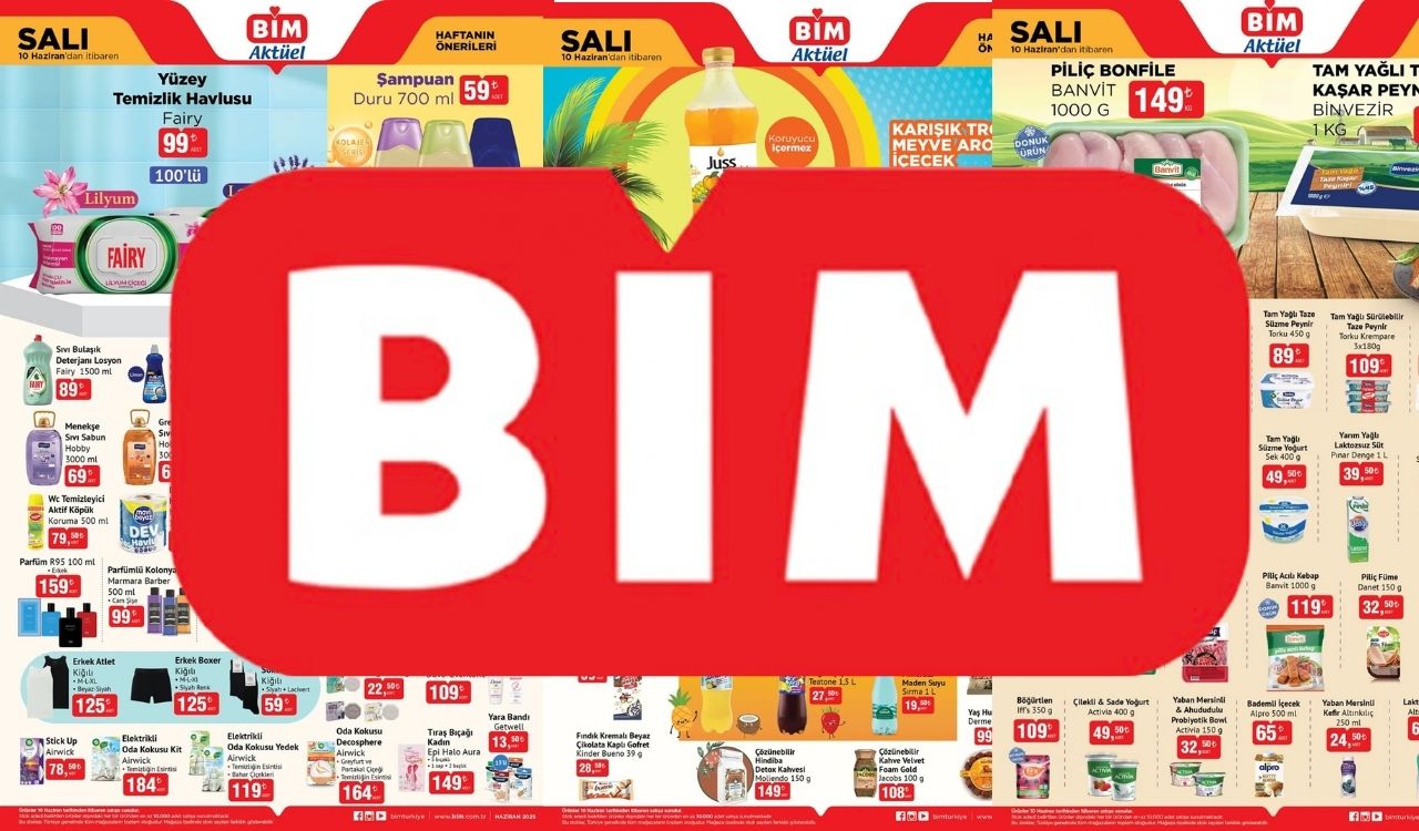 BİM'DE HAZİRAN COŞKUSU BAŞLADI: BİM 10 Haziran indirim kataloğunu duyurdu!