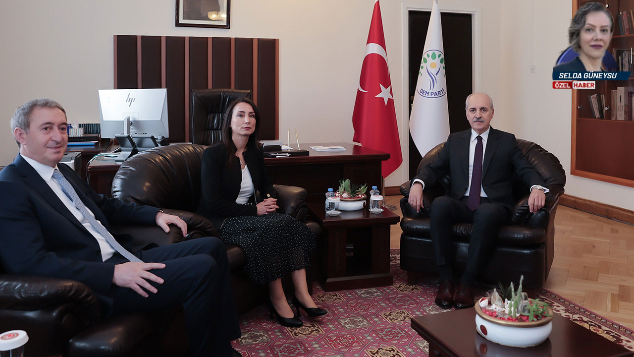 Meclis Başkanı Kurtulmuş'tan DEM Parti'ye ziyaret!