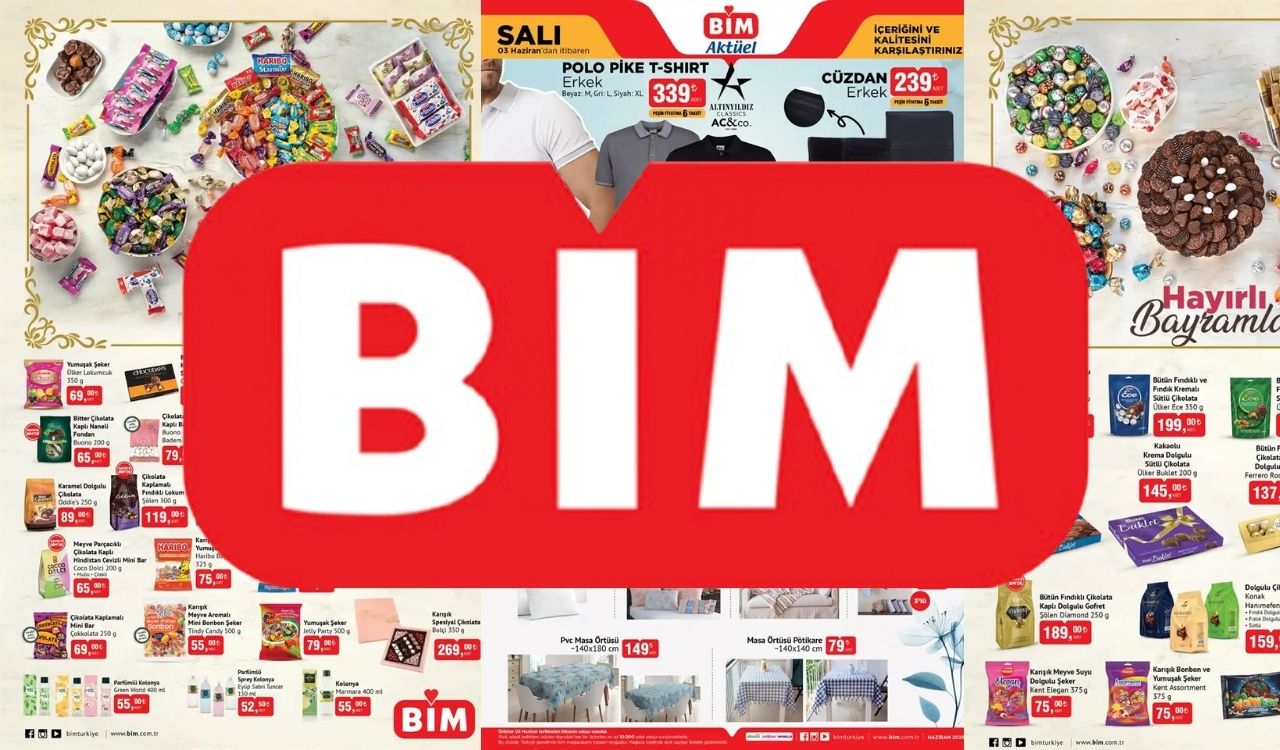 BİM 3 HAZİRAN İNDİRİM KATALOĞU YAYINLANDI: Bayram şekerleri ve babalar günü hediyeleri BİM'de!