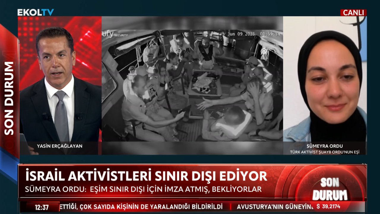 Madleen gemisindeki Şuayb Ordu'nun eşi Ekol TV'ye konuştu: Ucunda ölüm bile olsa değer!