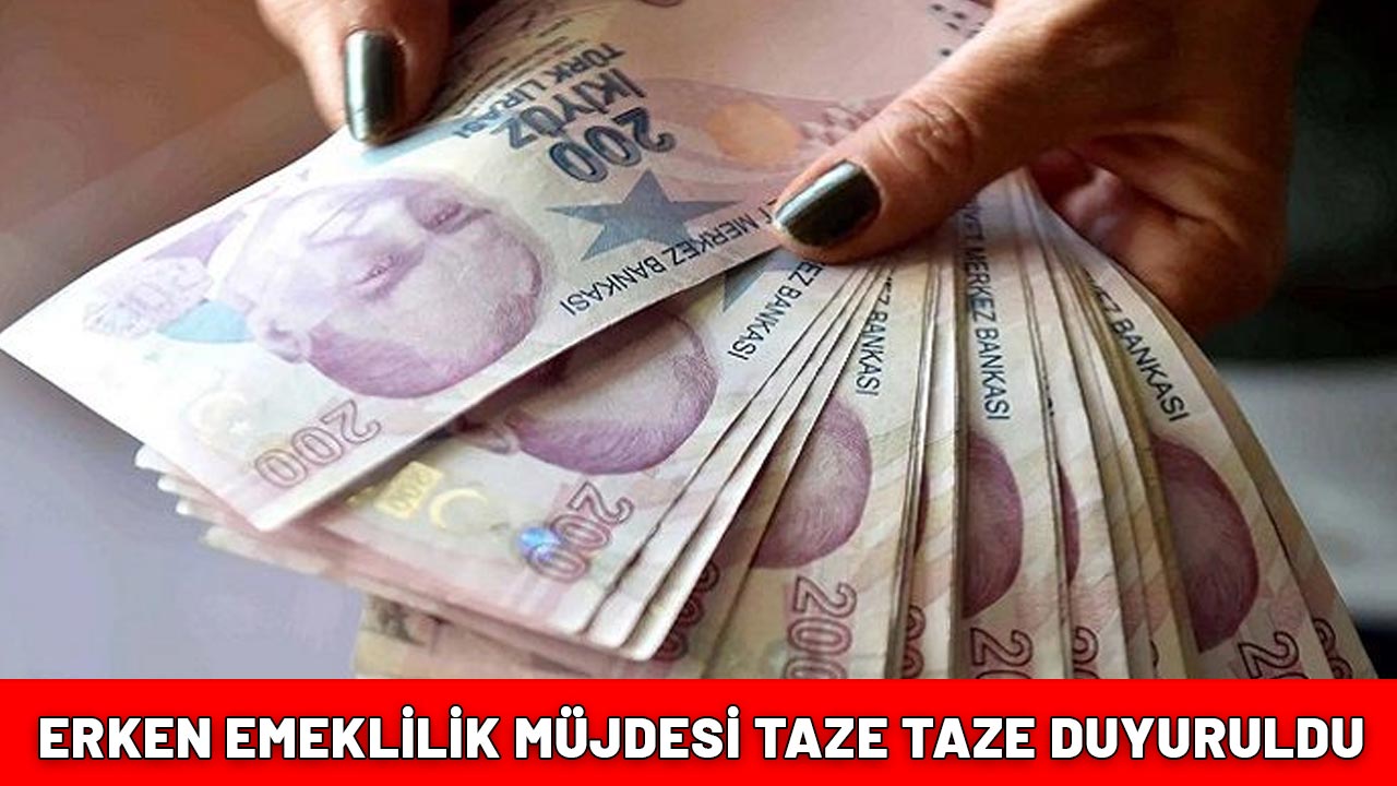 ERKEN EMEKLİLİK MÜJDESİ TAZE TAZE DUYURULDU: Bu 2 şartı sağlayanın çalışmasına gerek kalmayacak!