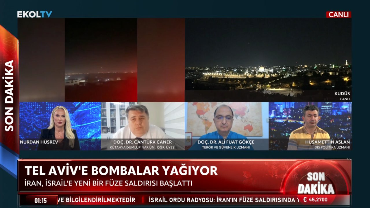 İsrail’in İran saldırısında asıl hedef ne? Doç. Dr. Cantürk Caner kritik bilgileri Ekol TV’de açıkladı