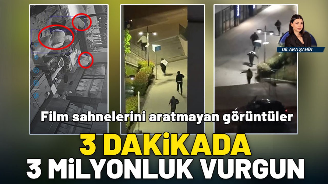 Kepenk anahtarını kopyaladılar, 3 dakikada 3 milyonluk vurgun yaptılar!