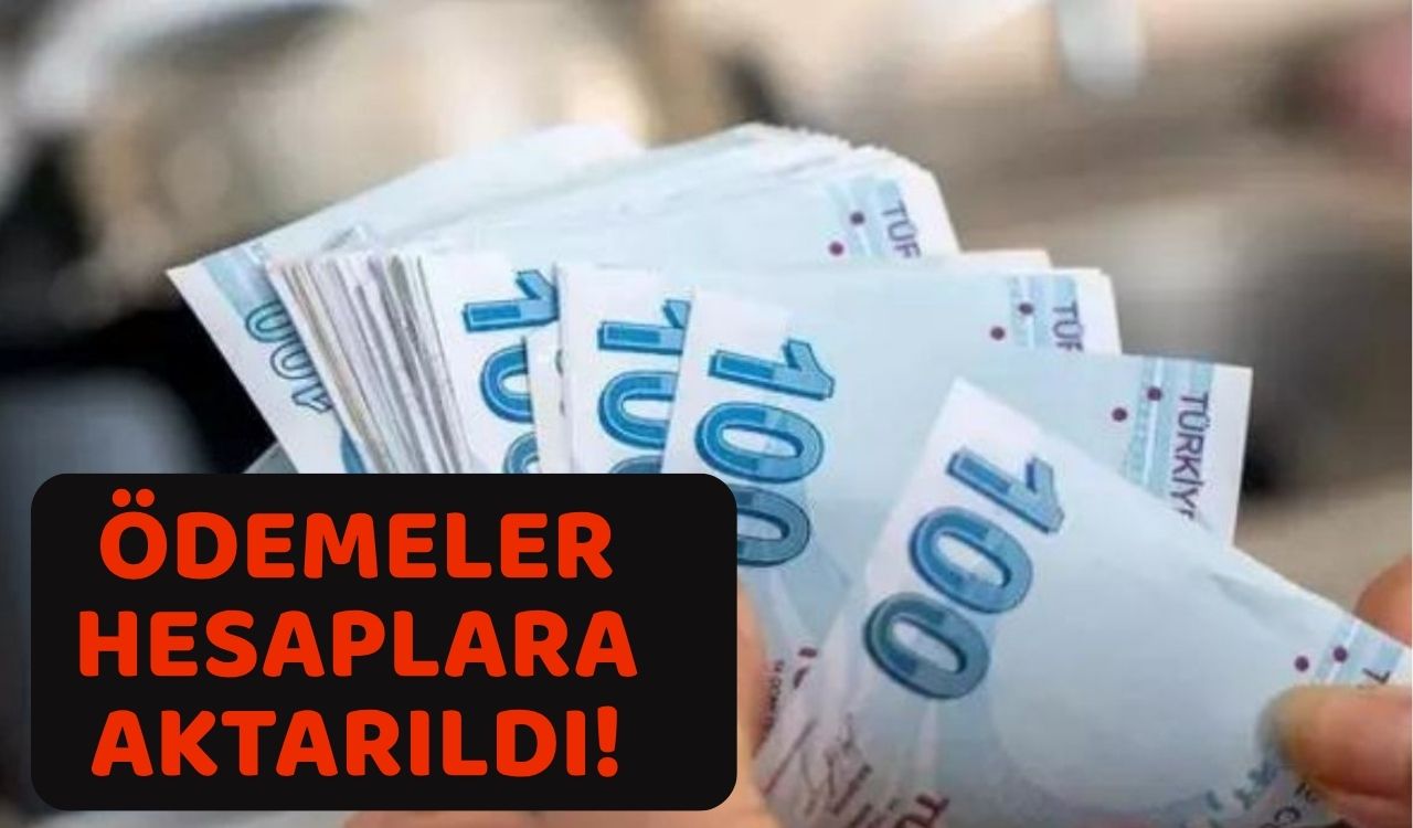 HEMEN HESAPLARINIZI KONTROL EDİN: 5.4 milyar lira hesaplara aktarıldı!