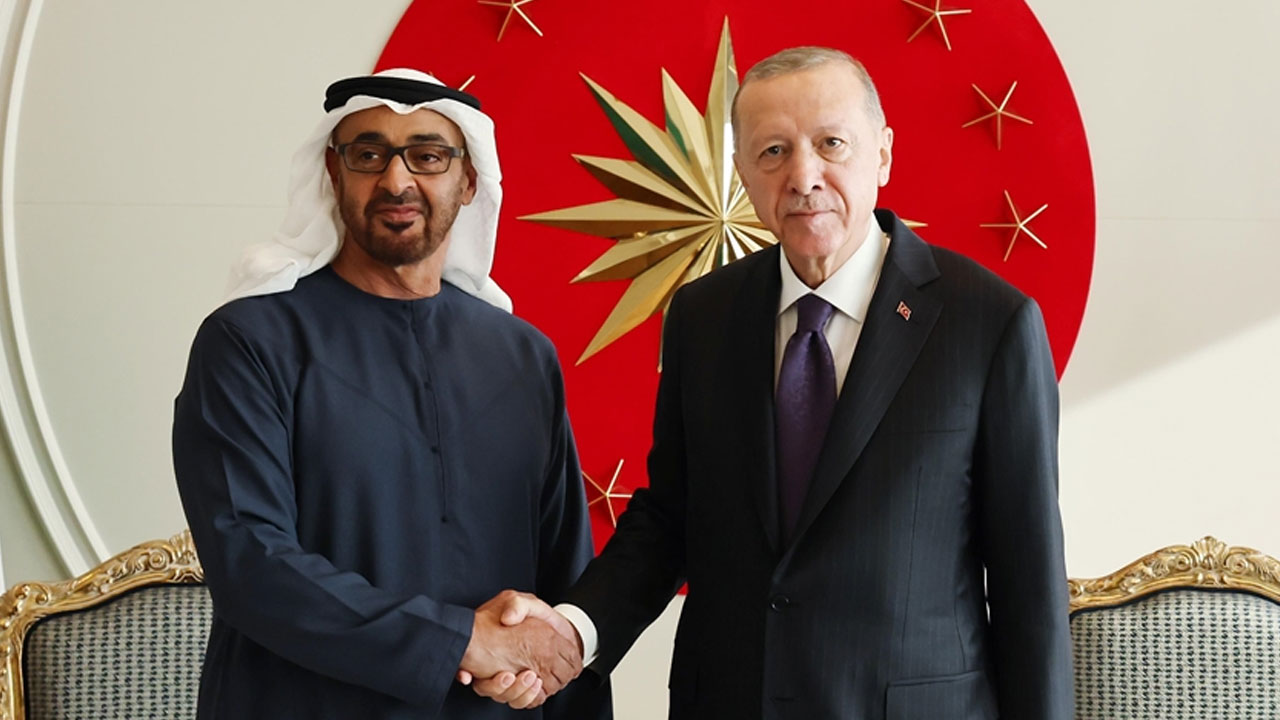 Cumhurbaşkanı Erdoğan BAE Devlet Başkanı Al Nahyan ile görüştü